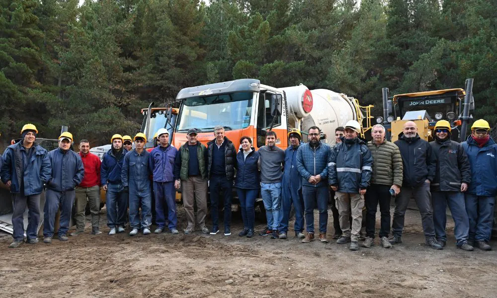 Obra nueva toma de agua para Esquel