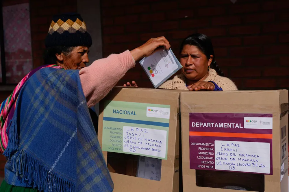 Elecciones en Bolivia (Foto: AP/Juan Karita)