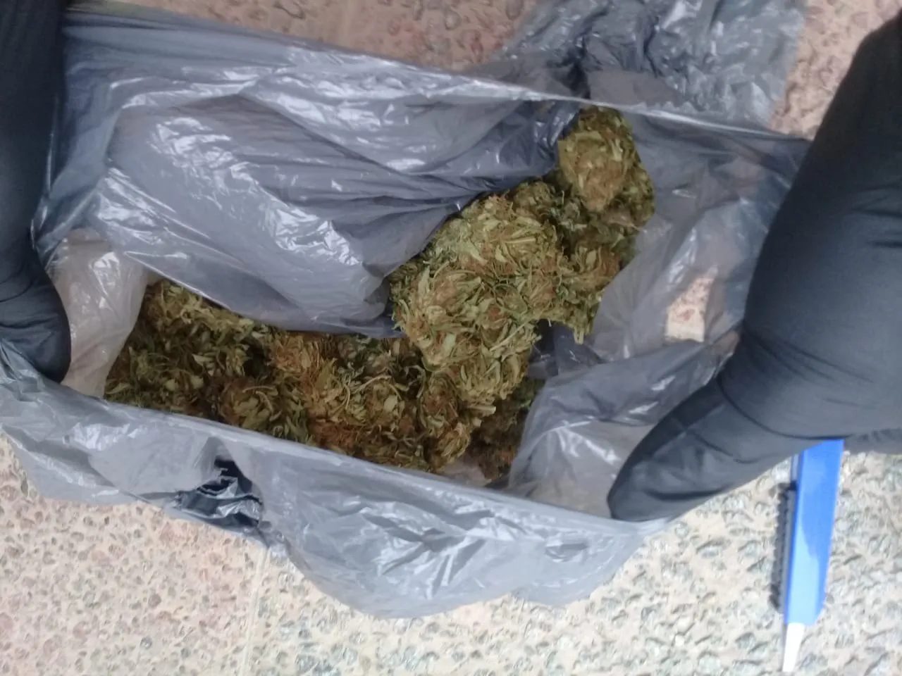 Encomienda con marihuana