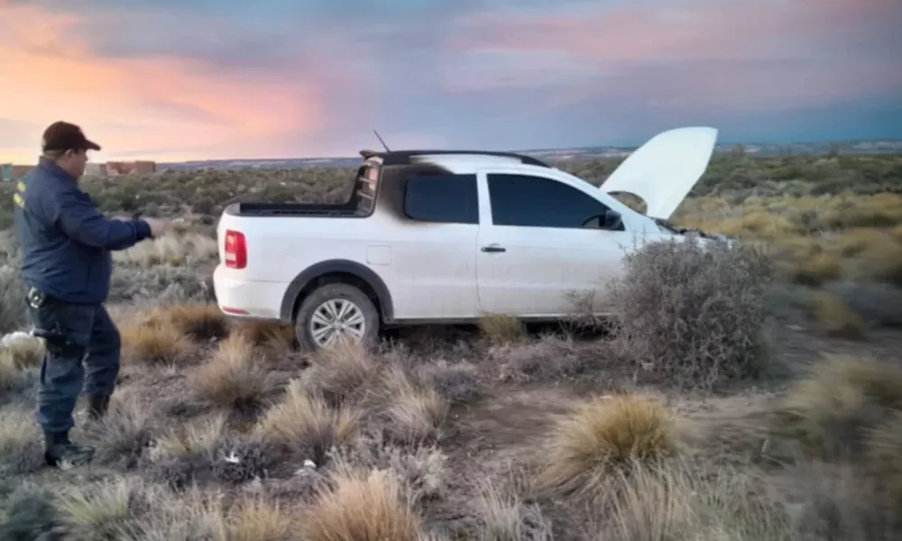 Camioneta abandonada