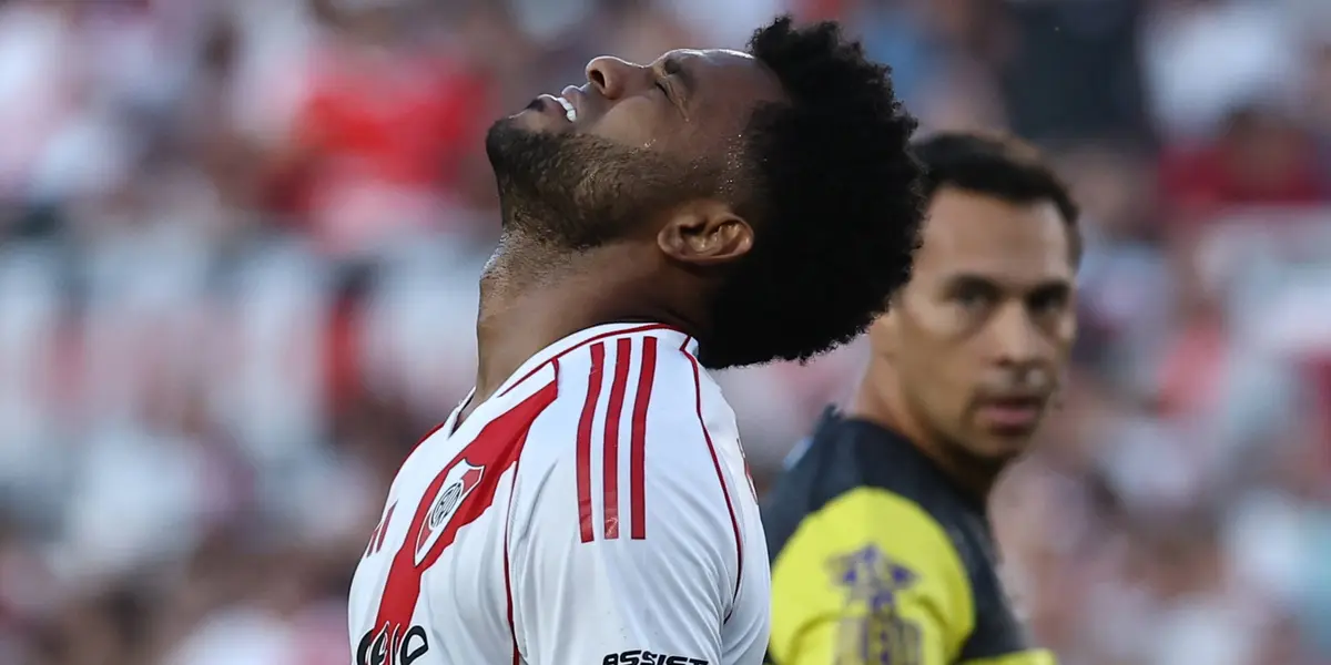 Miguel Borja enciende las alarmas en River y podría irse por una contundente razón
