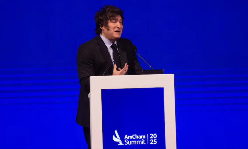 Milei ante empresarios