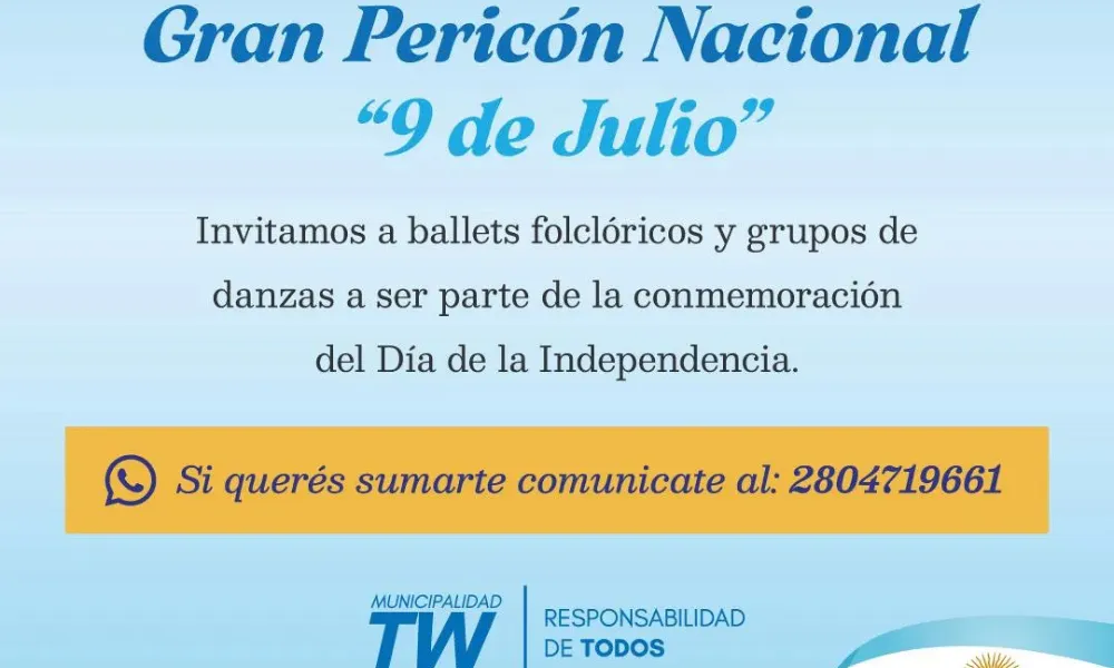Convocatoria Pericón