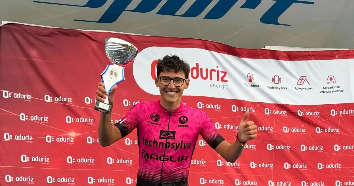 El ciclista madrynense finalizó quinto en la general de la Copa de España Sub 23