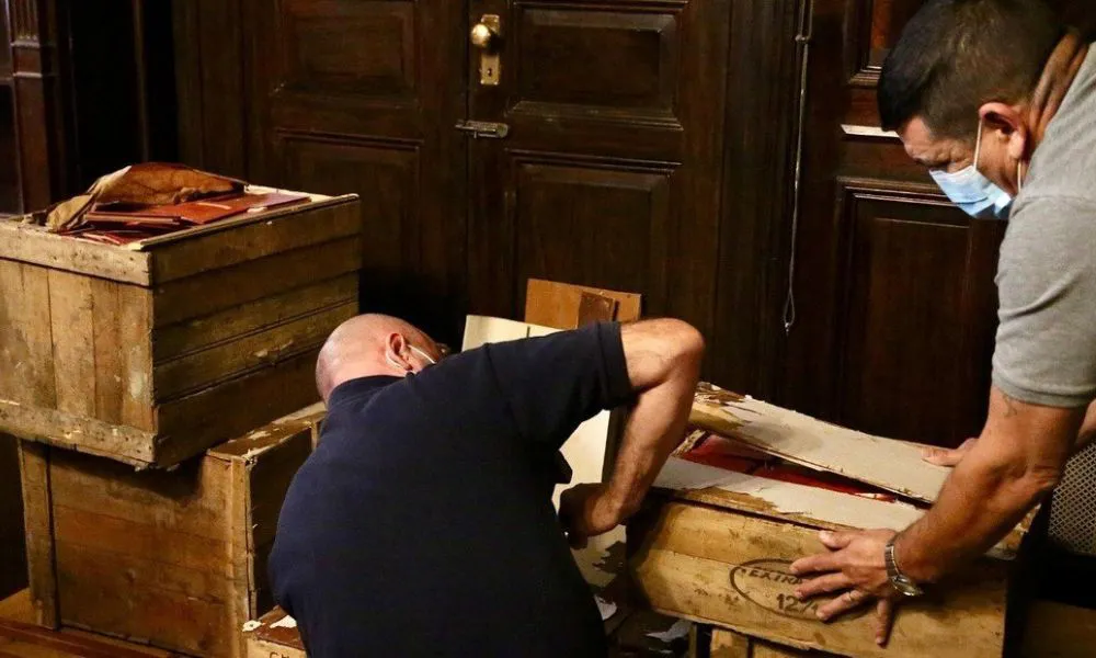 Descubrimiento propaganda Nazi en la Suprema Corte