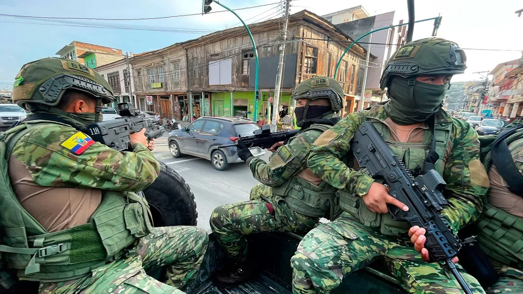 Ecuador impulsa una ley contra el crimen (Foto: ENRIQUE ORTIZ/AFP vía Getty Images)