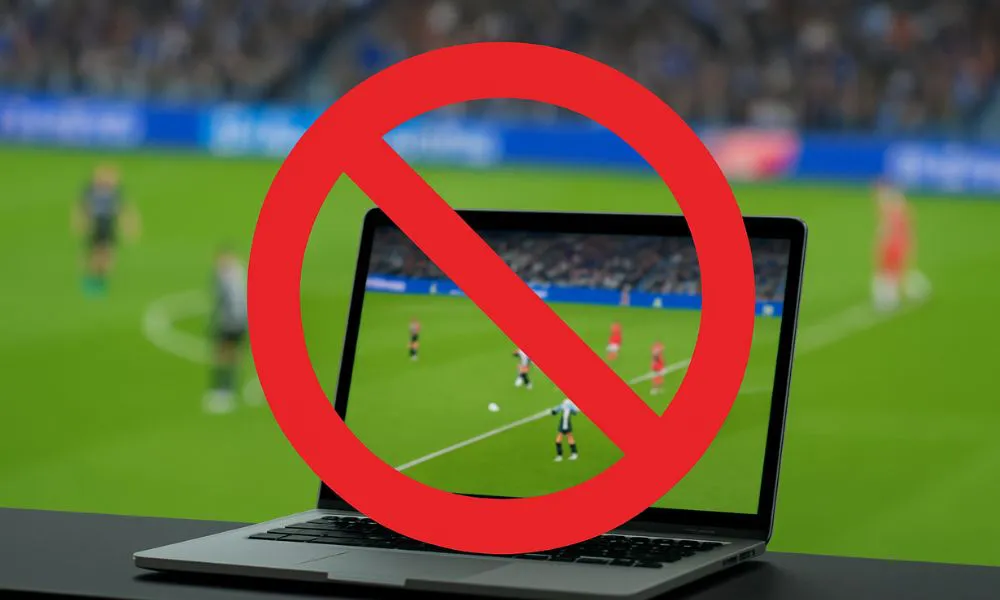 Transmisiones ilegales de fútbol