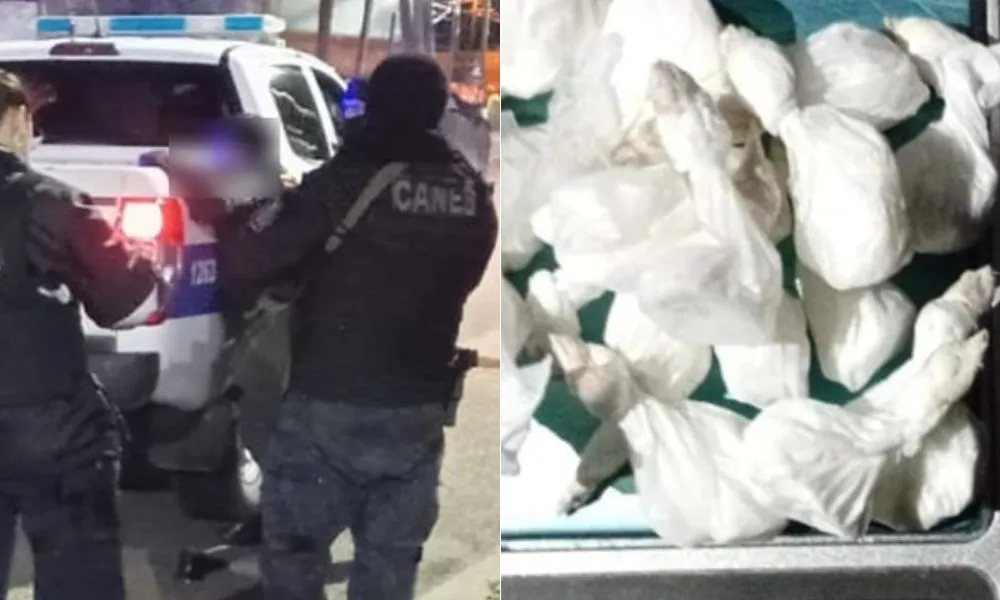 Lo atraparon con droga en el bolsillo