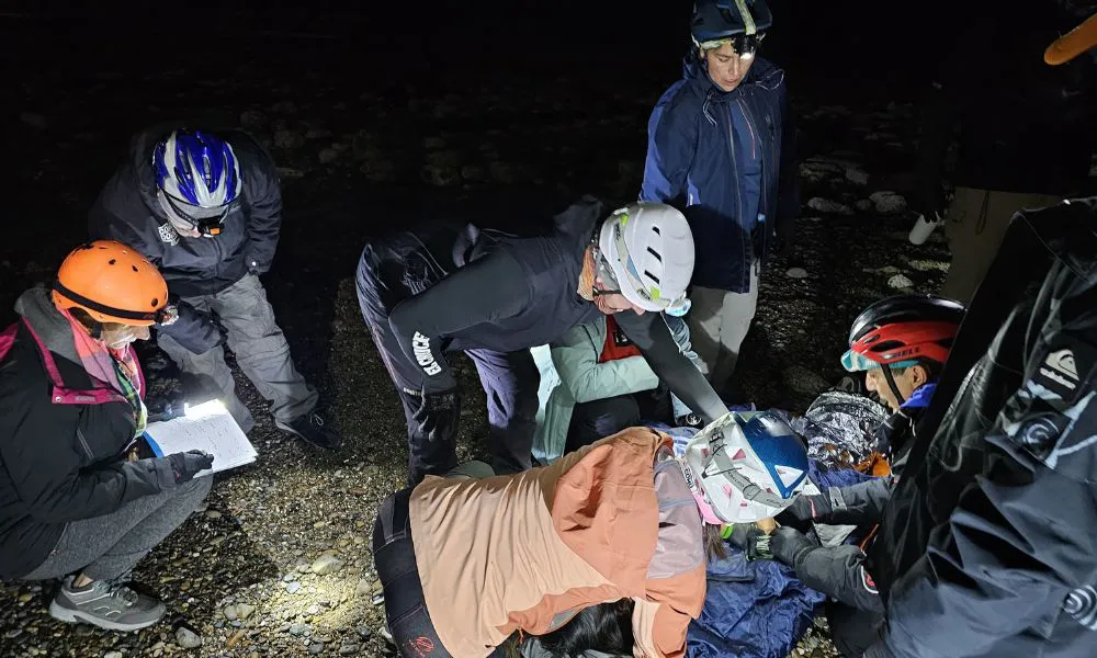 Curso de rescatistas en Comodoro Rivadavia