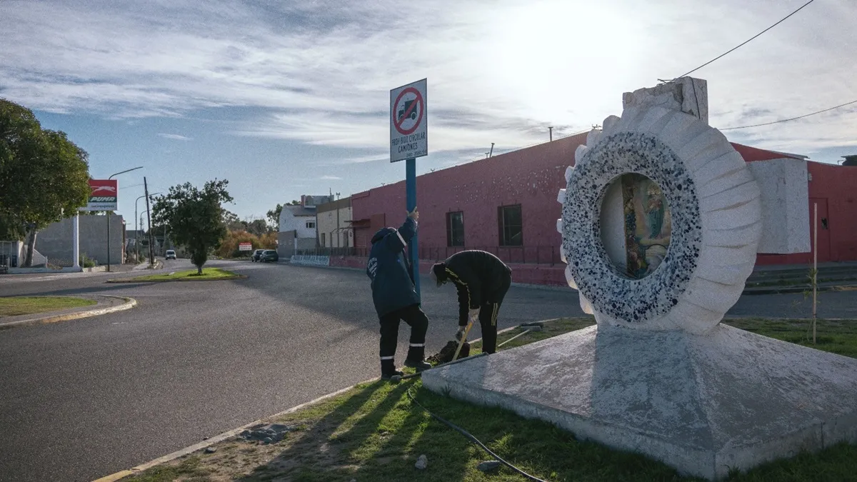 Colocación de carteles