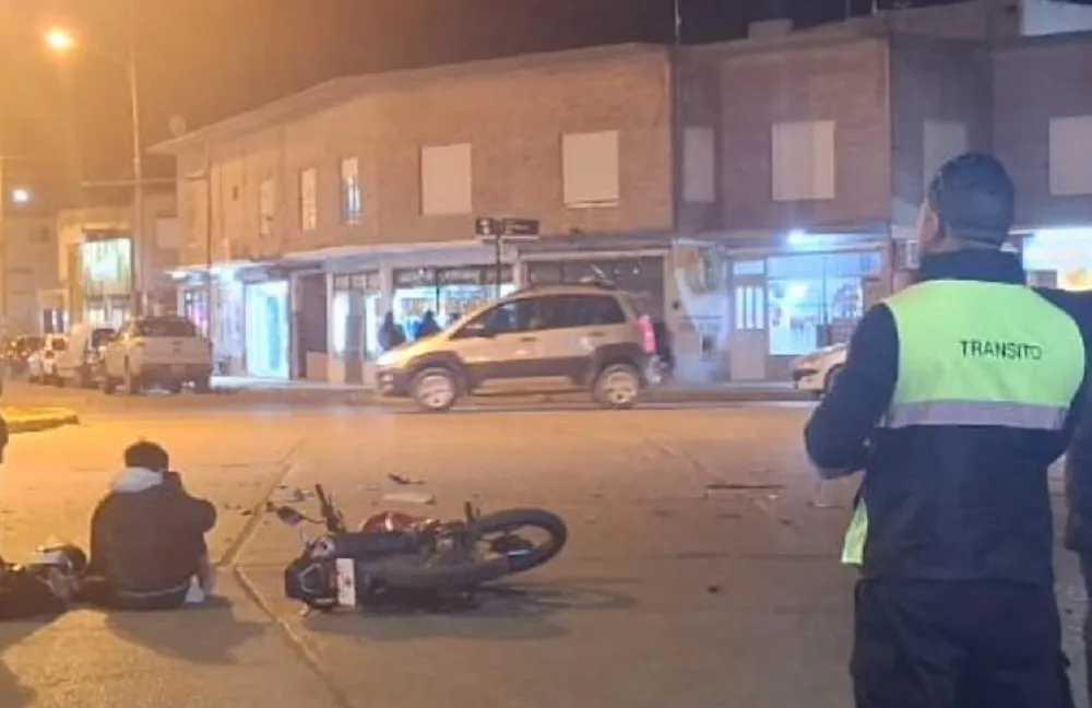 Accidente en la zona norte de Madryn