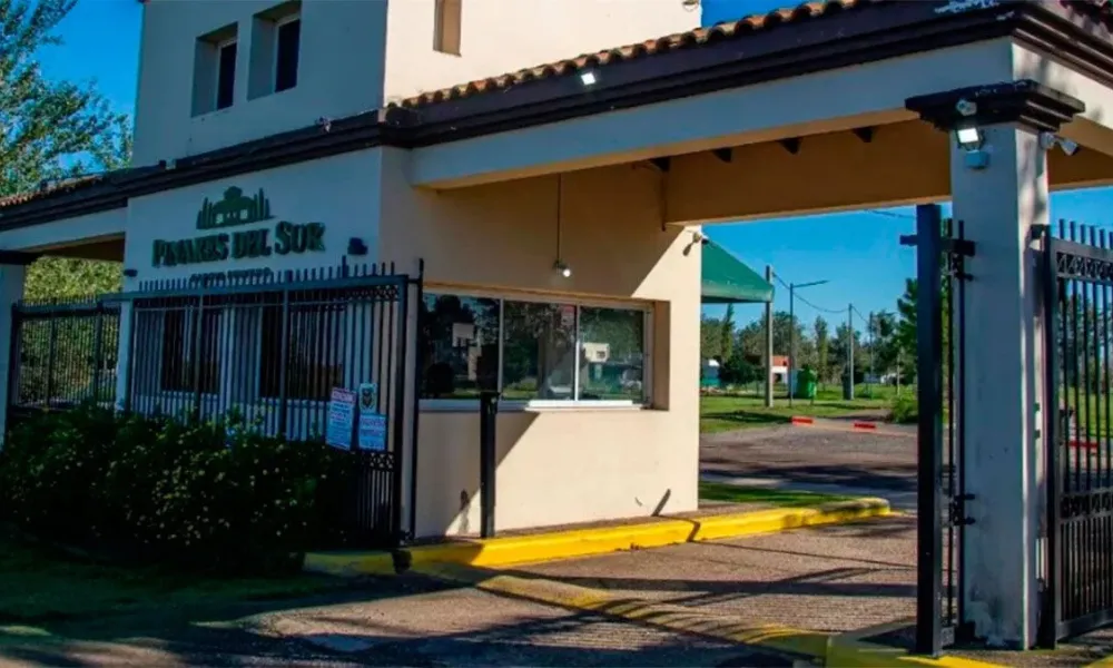 Barrio privado que fue asaltado