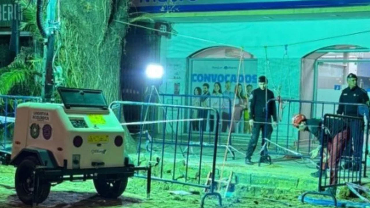 Descubren un túnel de 150 metros para el robo de un banco